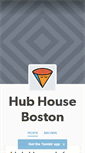Mobile Screenshot of hubhouseboston.com